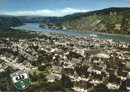 Bad Salzig Panorama am Rhein Kat. Boppard