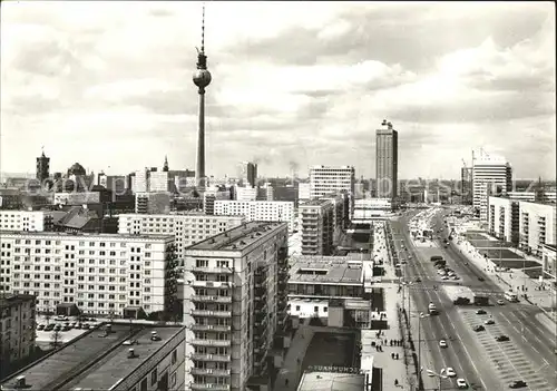 Berlin Ostberliner City mit Fernsehturm Kat. Berlin