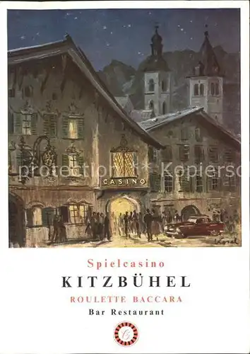 Kitzbuehel Tirol Spielcasino Bar Restaurant Kat. Kitzbuehel