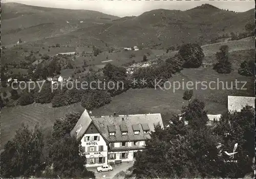 Hohrodberg Haut Rhin Alsace Hotel Aqua Viva Vue aerienne Kat. Hohrod