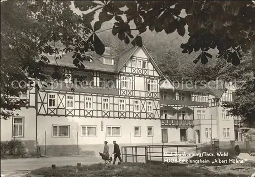 Bad Blankenburg FDGB Erholungsheim Albert Haehnel Kat. Bad Blankenburg