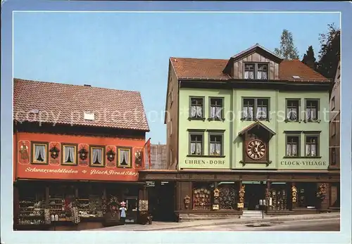 Triberg Schwarzwald Haus der 1000 Uhren Kat. Triberg im Schwarzwald