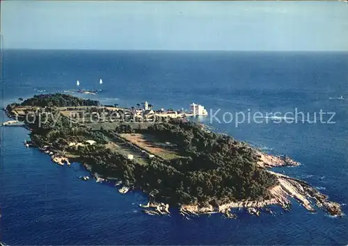 Ile Saint-Honorat Alpes Maritimes Vue aerienne de Ile et son Monastere / Cannes /Arrond. de Grasse