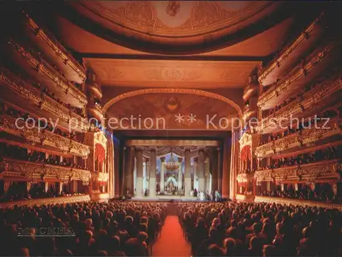 Moscow Moskva The auditorium of the State Academic Bolshoi Theatre Kat. Moscow