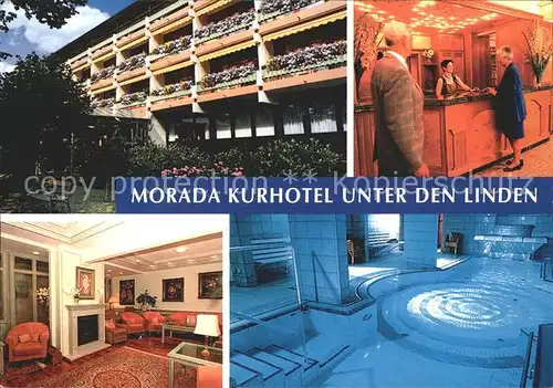 Bad Fuessing Morada Kurhotel Unter den Linden Rezeption Hallenbad Kat. Bad Fuessing