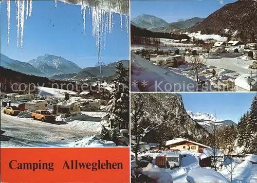 Berchtesgaden Camping Allweglehen Teilansicht Kat. Berchtesgaden