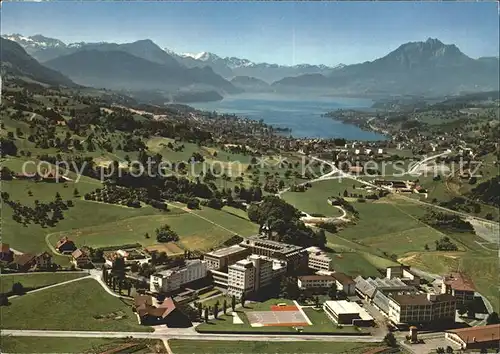 Immensee Missionshaus Bethlehem Hohle Gasse mit Kuessnacht am Rigi Kat. Immensee