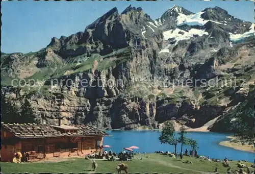 Oeschinensee Bluemlisalp Kat. Oeschinenhorn