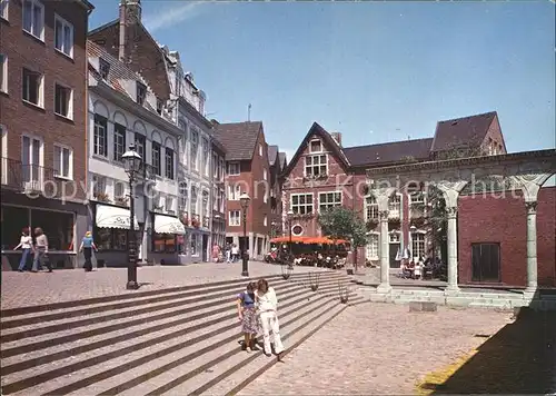 Aachen Fussgaengerbereich am Hof Kat. Aachen