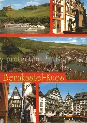 Bernkastel Kues Stadtansicht Kat. Bernkastel Kues