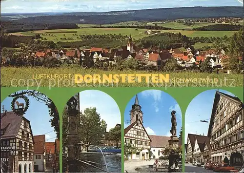 Dornstetten Wuerttemberg Brunnen Panorama  Kat. Dornstetten