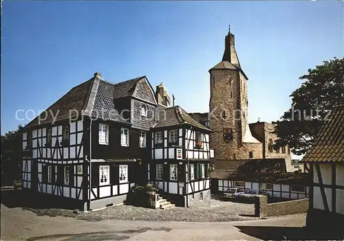 Bergisch Gladbach Alter Winkel mit neuem Rathaus Kat. Bergisch Gladbach