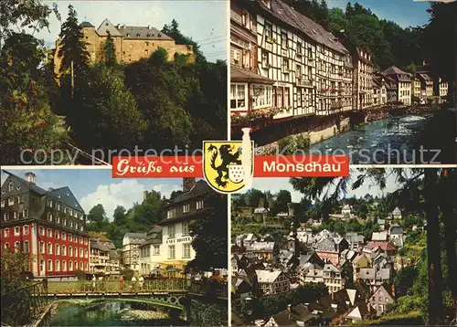 Monschau Stadtansichten Kat. Monschau