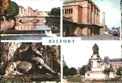 Belfort Alsace Denkmal Bruecke Kat. Belfort