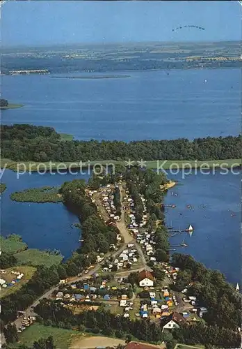 Ploen See Fliegeraufnahme Campingplatz Kat. Ploen