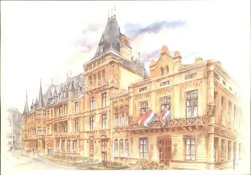 Luxembourg Luxemburg Le Palais Grand Ducal Kat. Luxembourg