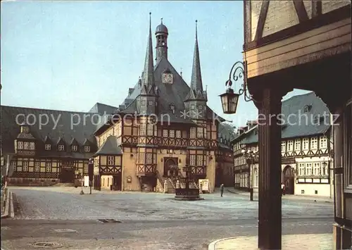 Wernigerode Harz Rathaus Kat. Wernigerode