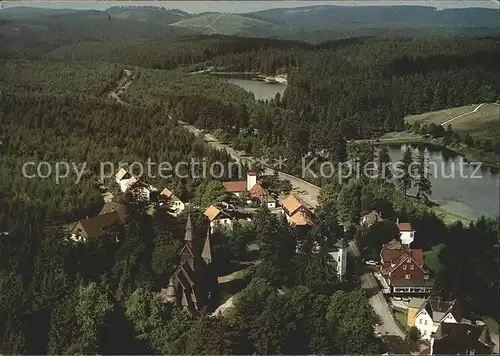 Hahnenklee Bockswiese Harz Fliegeraufnahme Kat. Goslar