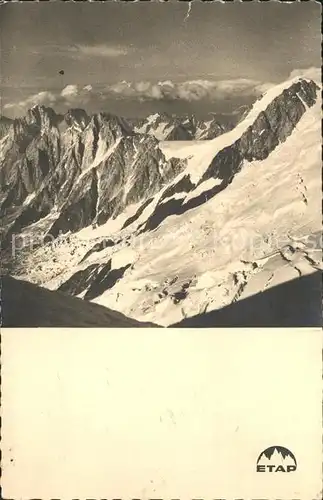 Mont Blanc Massif Chamonix Col du Midi Kat. Chamonix Mont Blanc