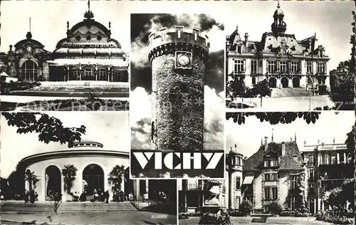 Vichy Allier Casino Hotel de Ville Tour de L`Horloge Kat. Vichy