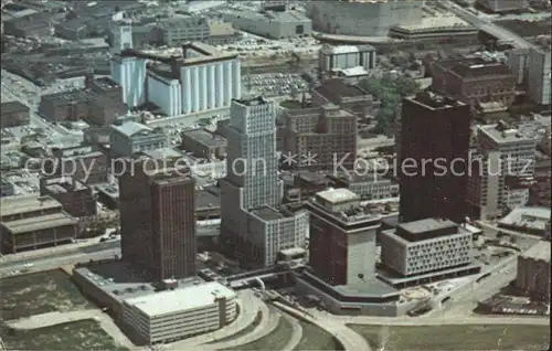 Akron Ohio Fliegeraufnahme the Holiday Inn Cascade Bldg  Kat. Akron