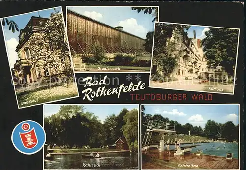 Bad Rothenfelde Teutoburger Wald Badehaus Kurhaus Gradierwerk Kat. Bad Rothenfelde