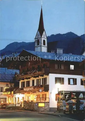 Fieberbrunn Tirol Ortspartie mit Kirche Kat. Fieberbrunn