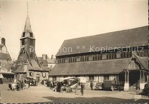 Honfleur Marche Place de Eglise Kat. Honfleur