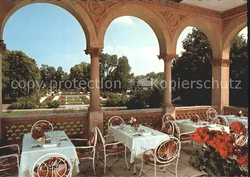 Baden Wien Clubhotel Baden Schloss Weikersdorf Terrasse Kat. Baden