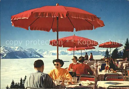 Rigi Kaltbad Terrasse Restaurant Kat. Rigi Kaltbad