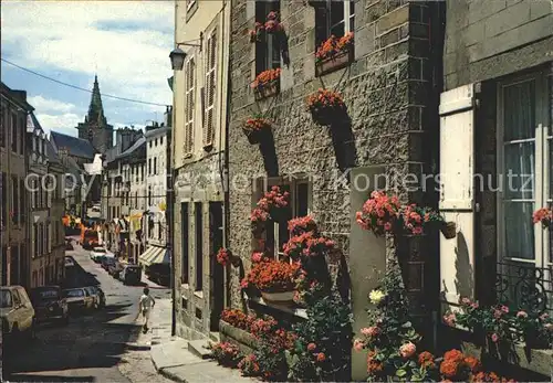 Granville Manche Rue Notre Dame et Eglise Kat. Granville