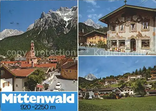 Mittenwald Bayern Im Gries  Kat. Mittenwald