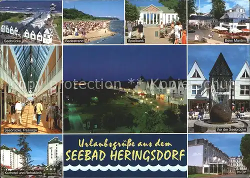 Heringsdorf Ostseebad Usedom Spielbank Seebruecke Kurhotel  Kat. Heringsdorf