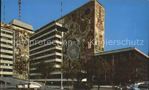 Mexico City Edificio Comunicaciones Murales de Juan Ogorman  Kat. Mexico