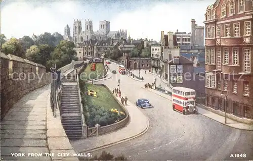 York UK From City Walls  Kat. York