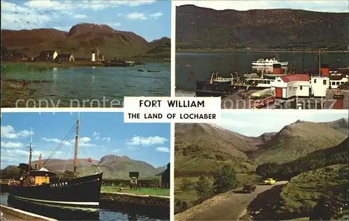 Fort William Lochaber Hafen Schiff  Kat. Lochaber