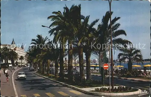 Cannes Alpes Maritimes Boulevard Croisette  Kat. Cannes
