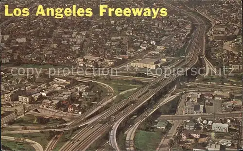 Los Angeles California Freeways Fliegeraufnahme Kat. Los Angeles