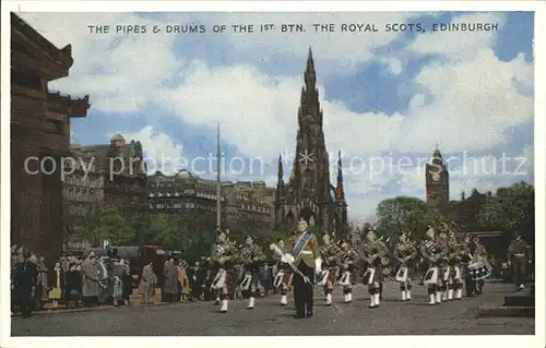 Edinburgh Pipes Drums I St Btn. the Royal Scots  Kat. Edinburgh