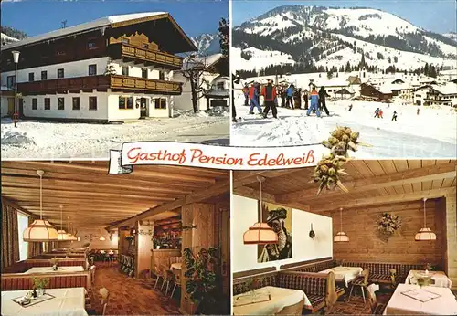 Hochfilzen Gasthof Pension Edelweiss  Kat. Hochfilzen
