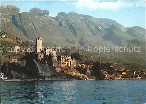 Malcesine Lago di Garda Scaligero Schloss Baldo Berg  Kat. Malcesine