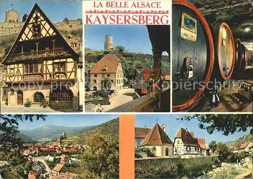 Kaysersberg Haut Rhin Musee Donjon Pont fortifie Bords Weiss  Kat. Kaysersberg