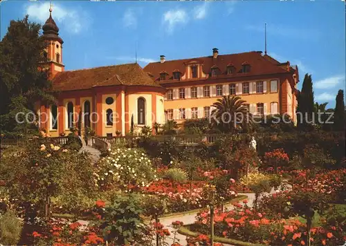 Insel Mainau Rosengarten Schloss Kirche  Kat. Konstanz Bodensee