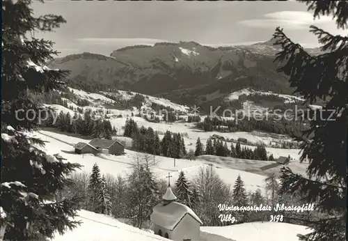 Sibratsgfaell Vorarlberg Kapelle  Kat. Sibratsgfaell