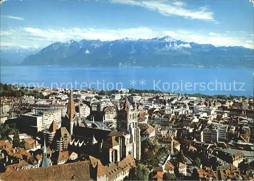 Lausanne VD Cathedrale Leman Alpes Savoie  Kat. Lausanne