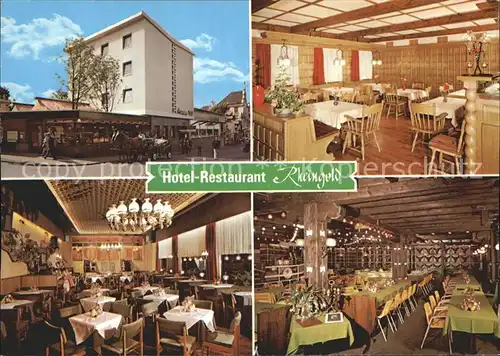 Koenigswinter Hotel Restaurant Rheingold  Kat. Koenigswinter