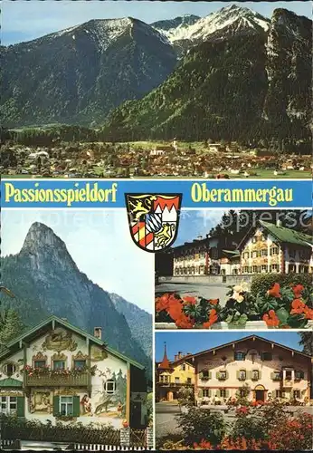 Oberammergau Malerische Haeuser  Kat. Oberammergau