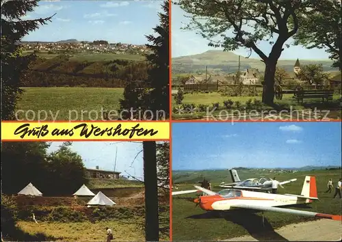 Wershofen Aremberg Flugzeug Zivil  Kat. Wershofen