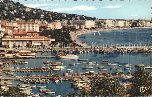 Cannes Alpes Maritimes Port et Croisette Kat. Cannes