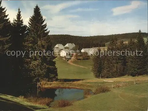 Urach Schwarzwald Restaurant Zur Krone Kalte Herberge Kat. Voehrenbach